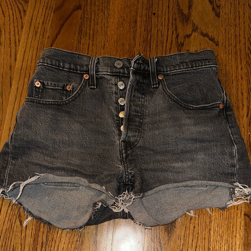 Levi's Dark Gray Jean Shorts
